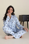 Zivame Knit Poly Pyjama Set - Orchid Tint — thumbnail 4